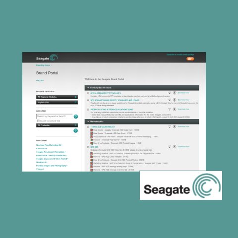 Seagate Marketing Assets and Branding Portal